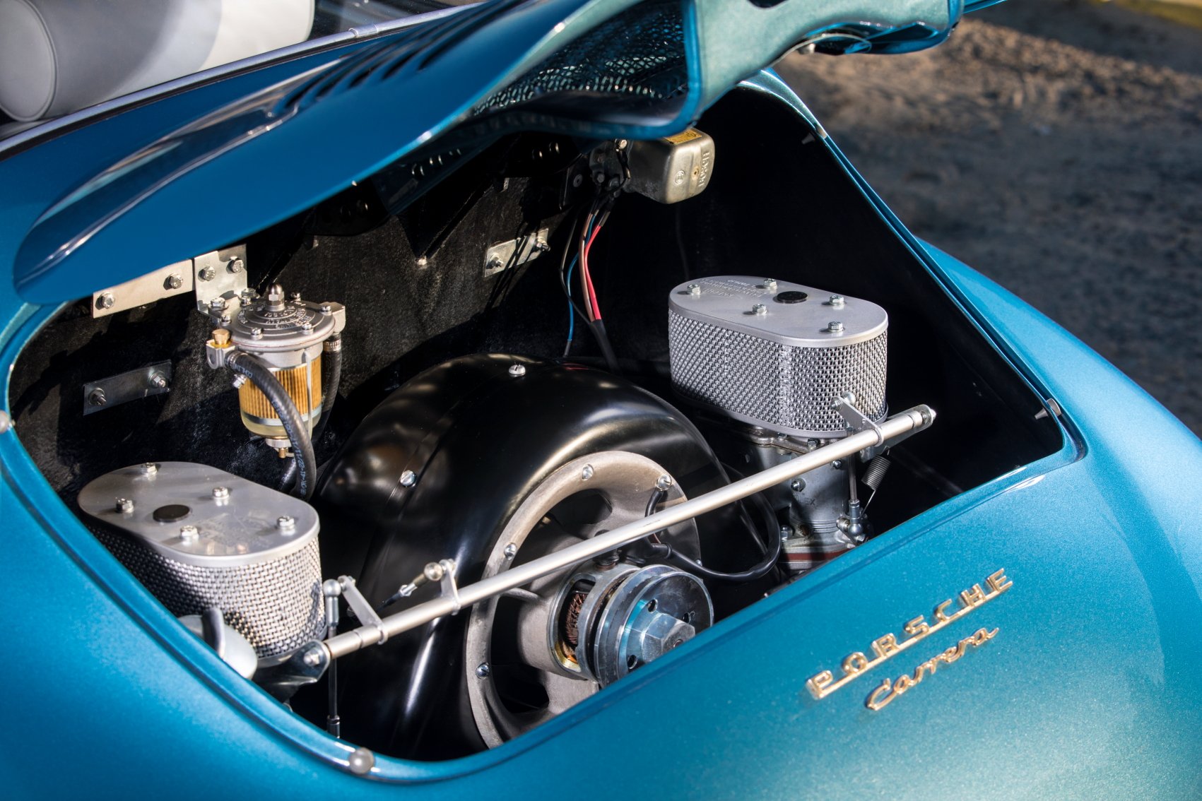 Voiture Porsche 356 A Carrera Coupé 1500 Gs Bleu