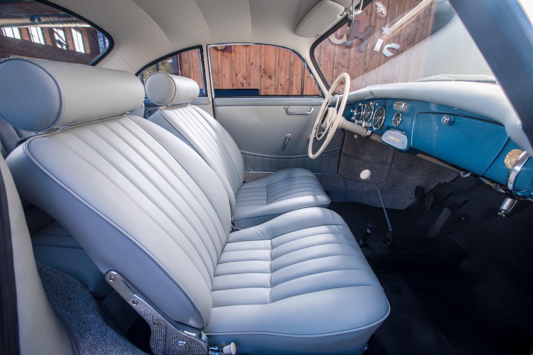 Voiture Porsche 356 A Carrera Coupé 1500 Gs Bleu