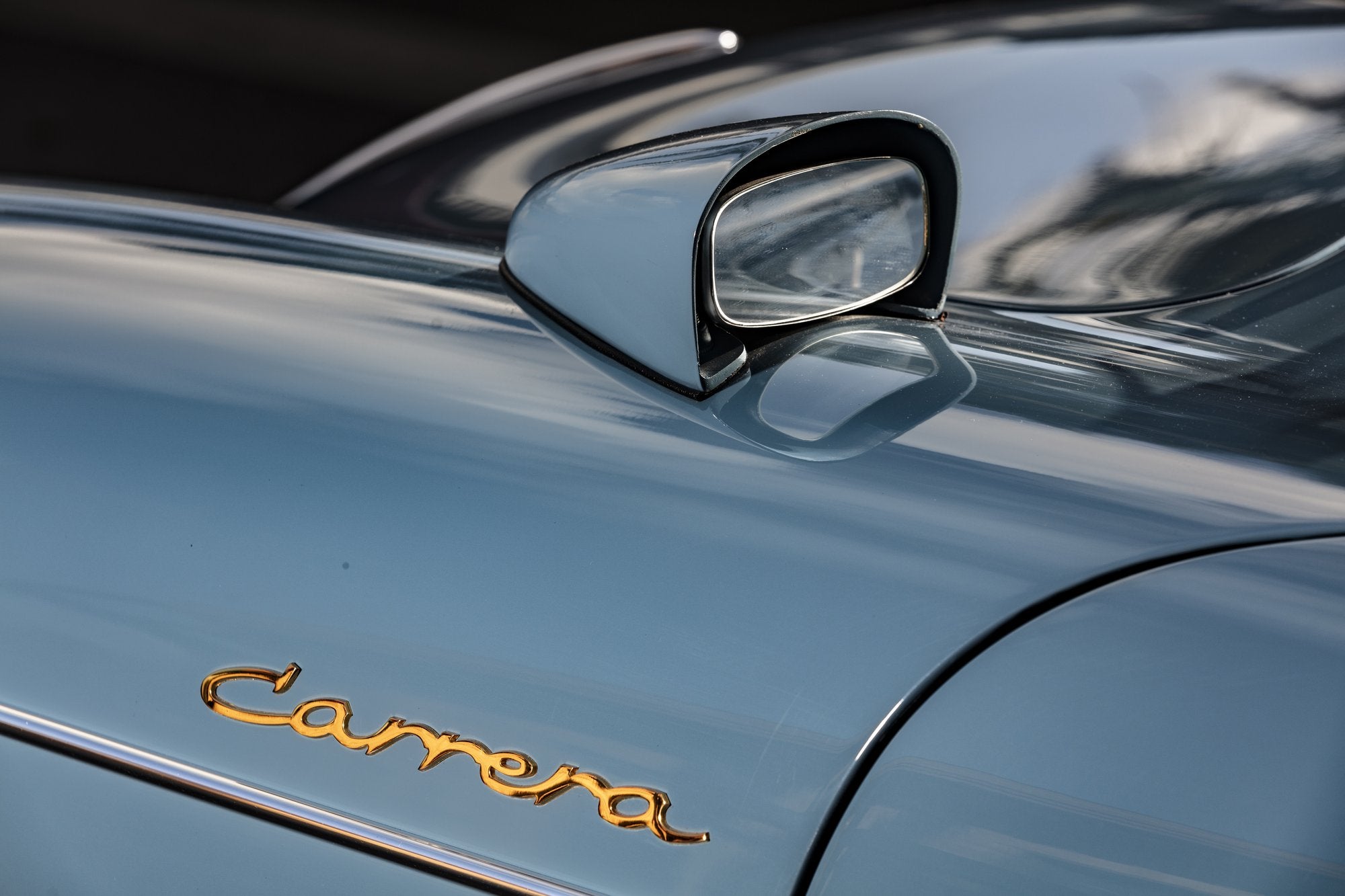 Voiture Porsche 356 Convertible D Bleu Carrera