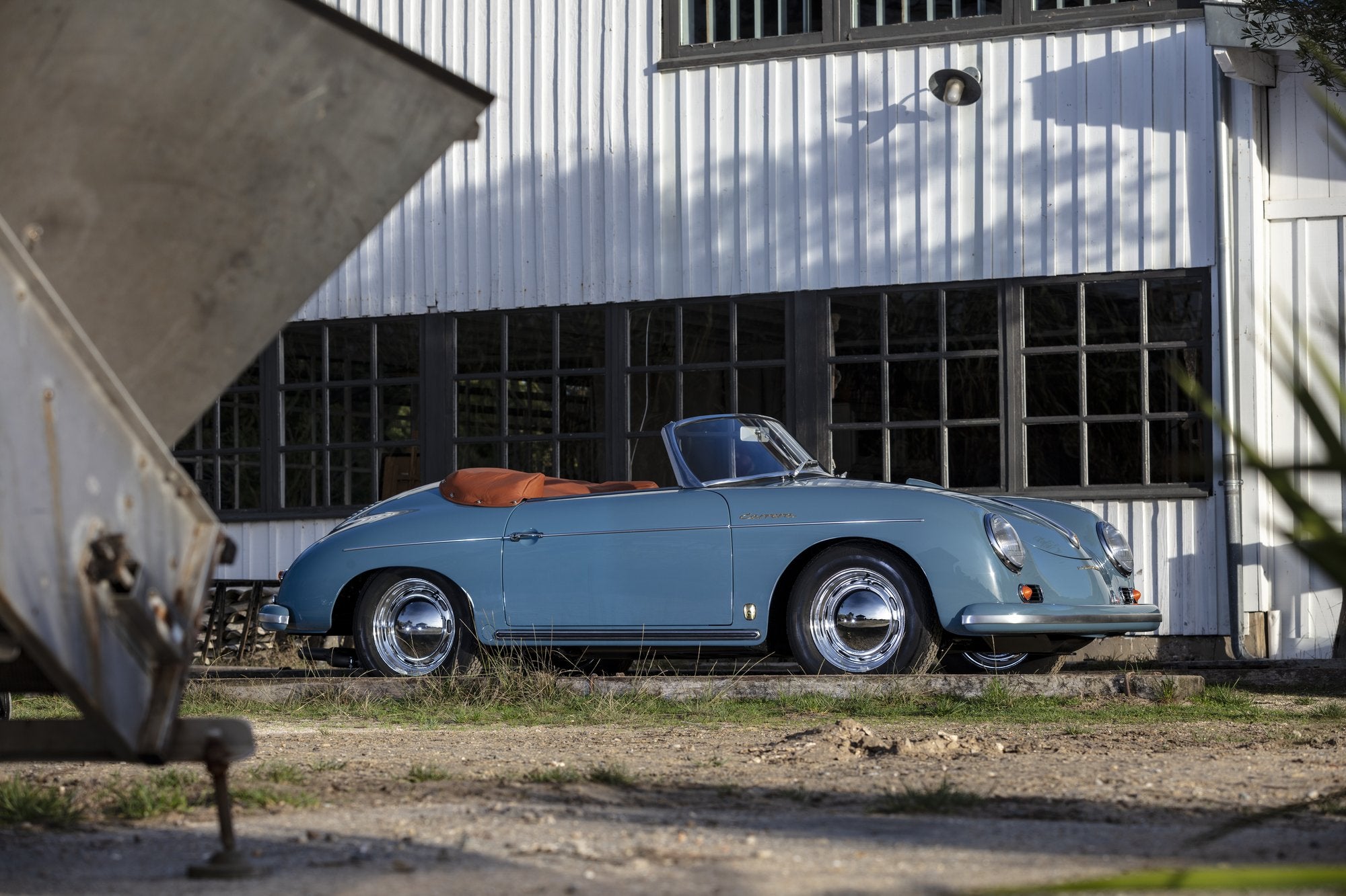 Voiture Porsche 356 Convertible D Bleu Carrera