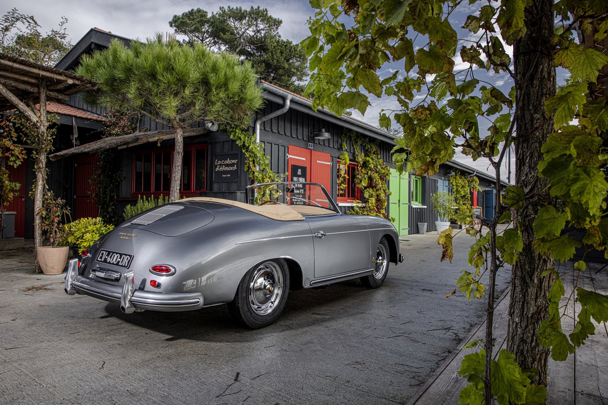 Voiture Porsche 356 Conv D Gris