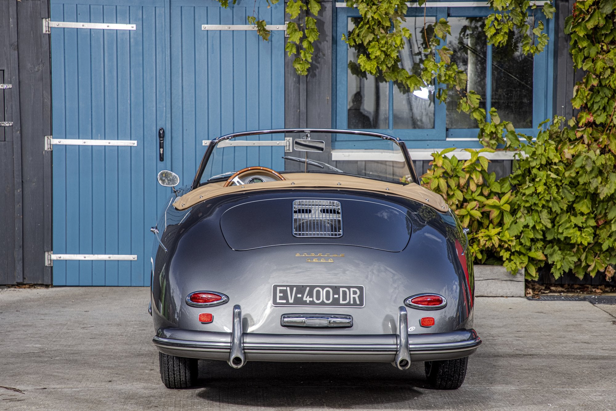 Voiture Porsche 356 Conv D Gris