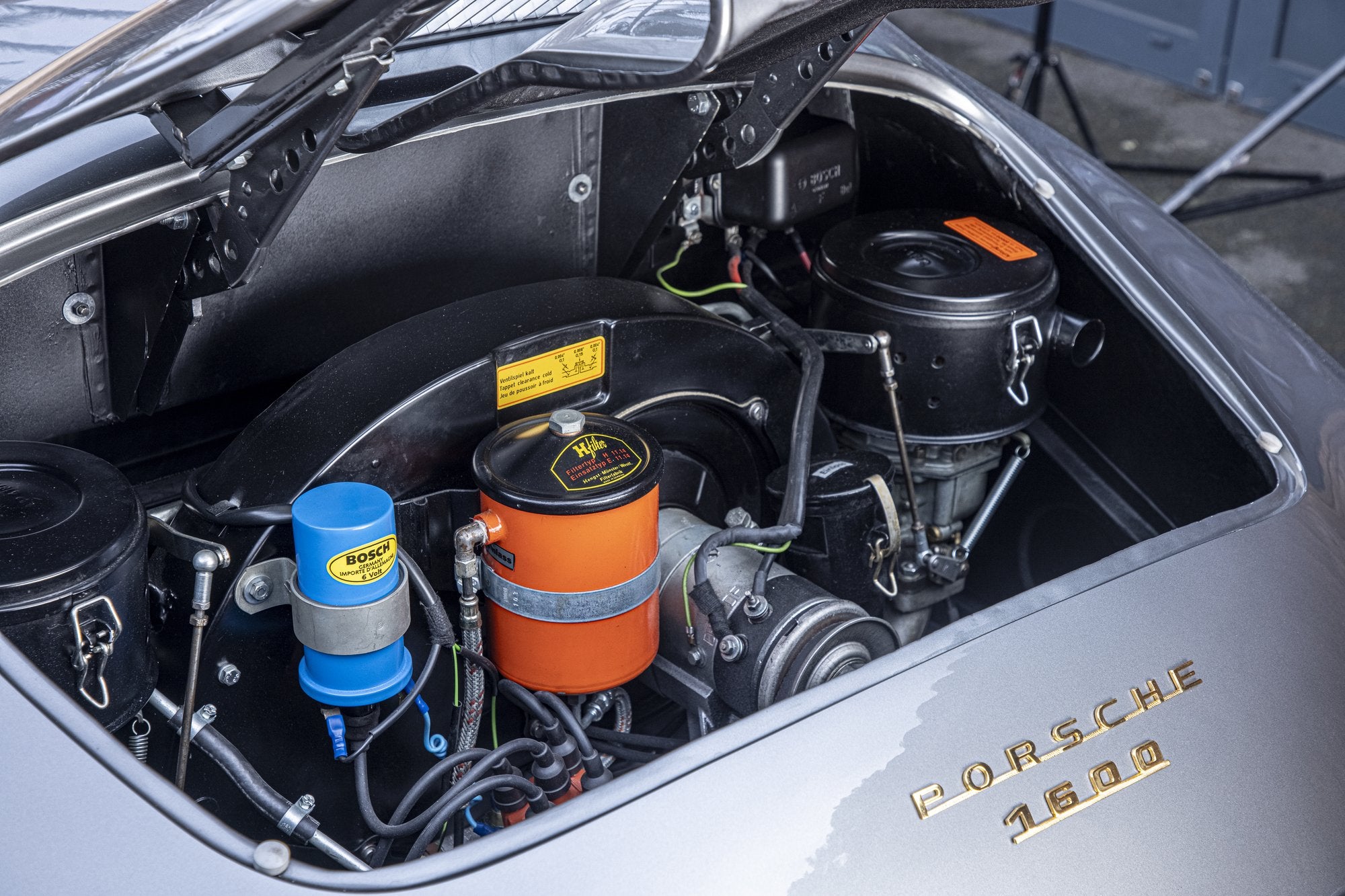 Voiture Porsche 356 Conv D Gris