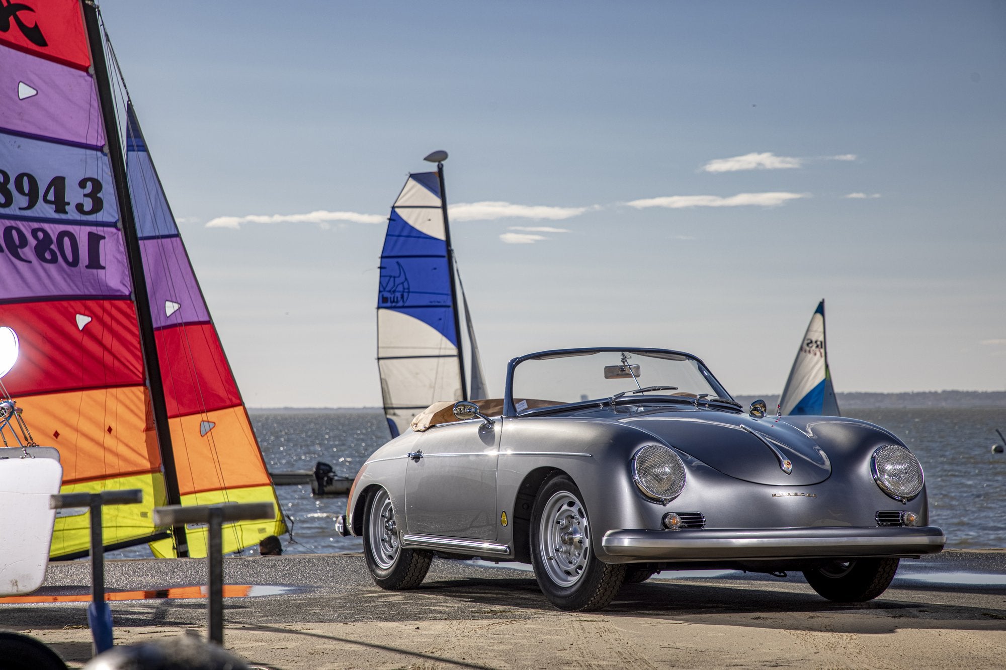 Voiture Porsche Conv D GT Gris