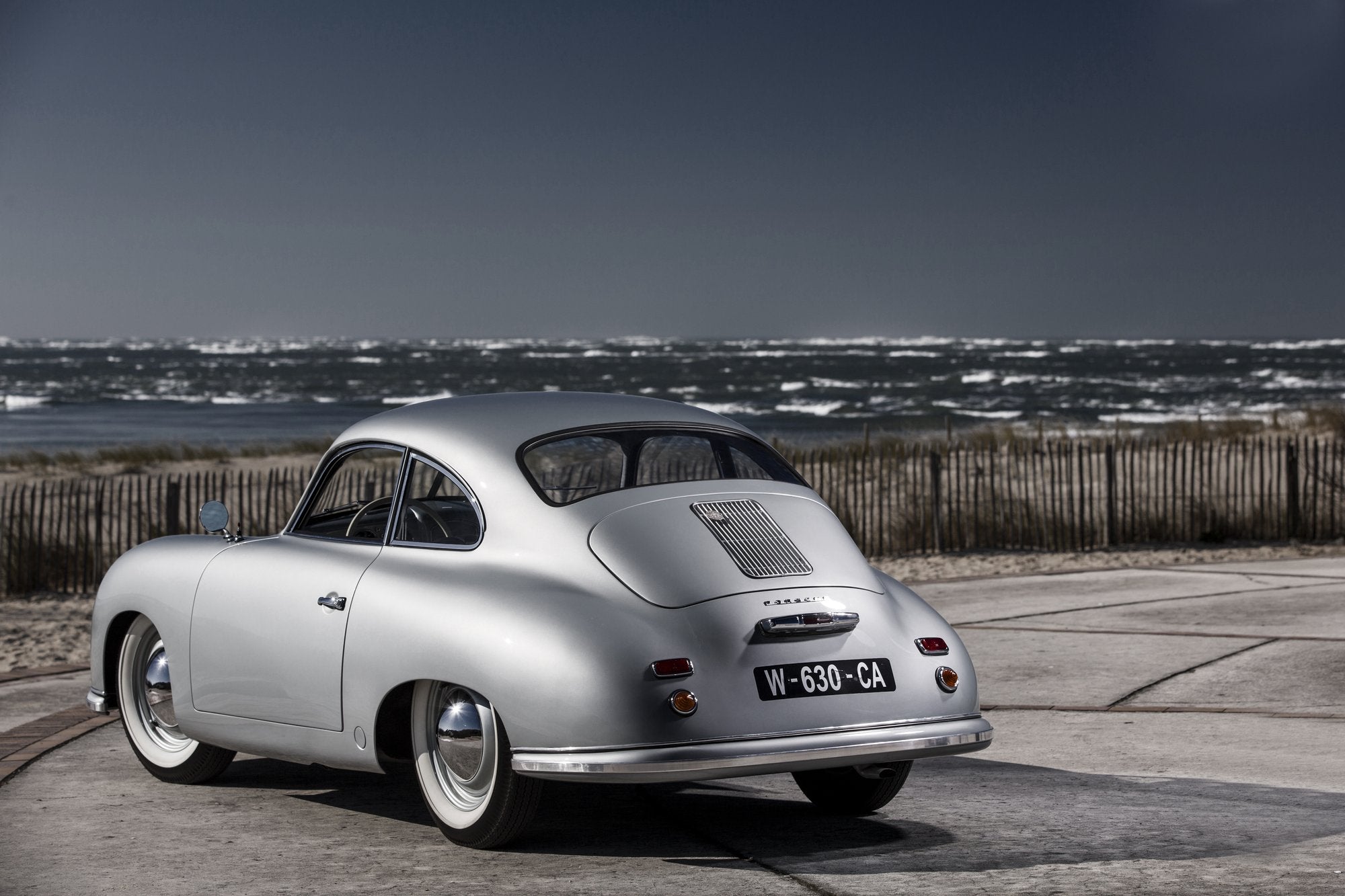 Voiture Porsche 356 Pré-A Bleu Truite Coupé