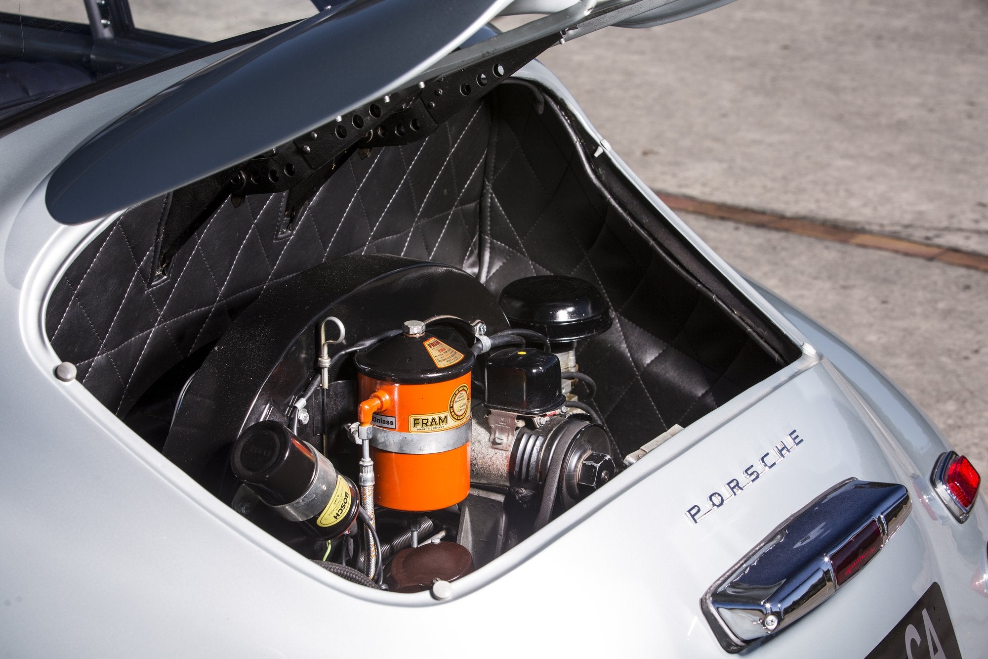 Voiture Porsche 356 Pré-A Bleu Truite Coupé