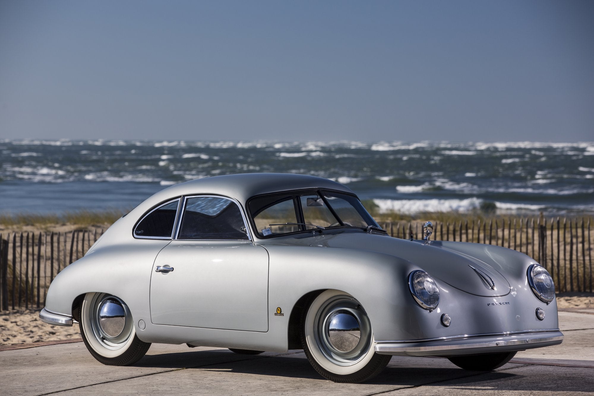 Voiture Porsche 356 Pré-A Bleu Truite Coupé