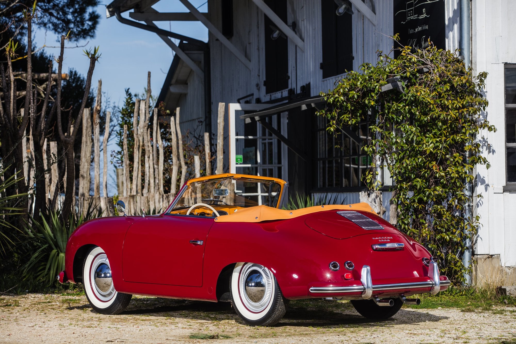 Voiture Porsche 356 Pré A Cab Rouge