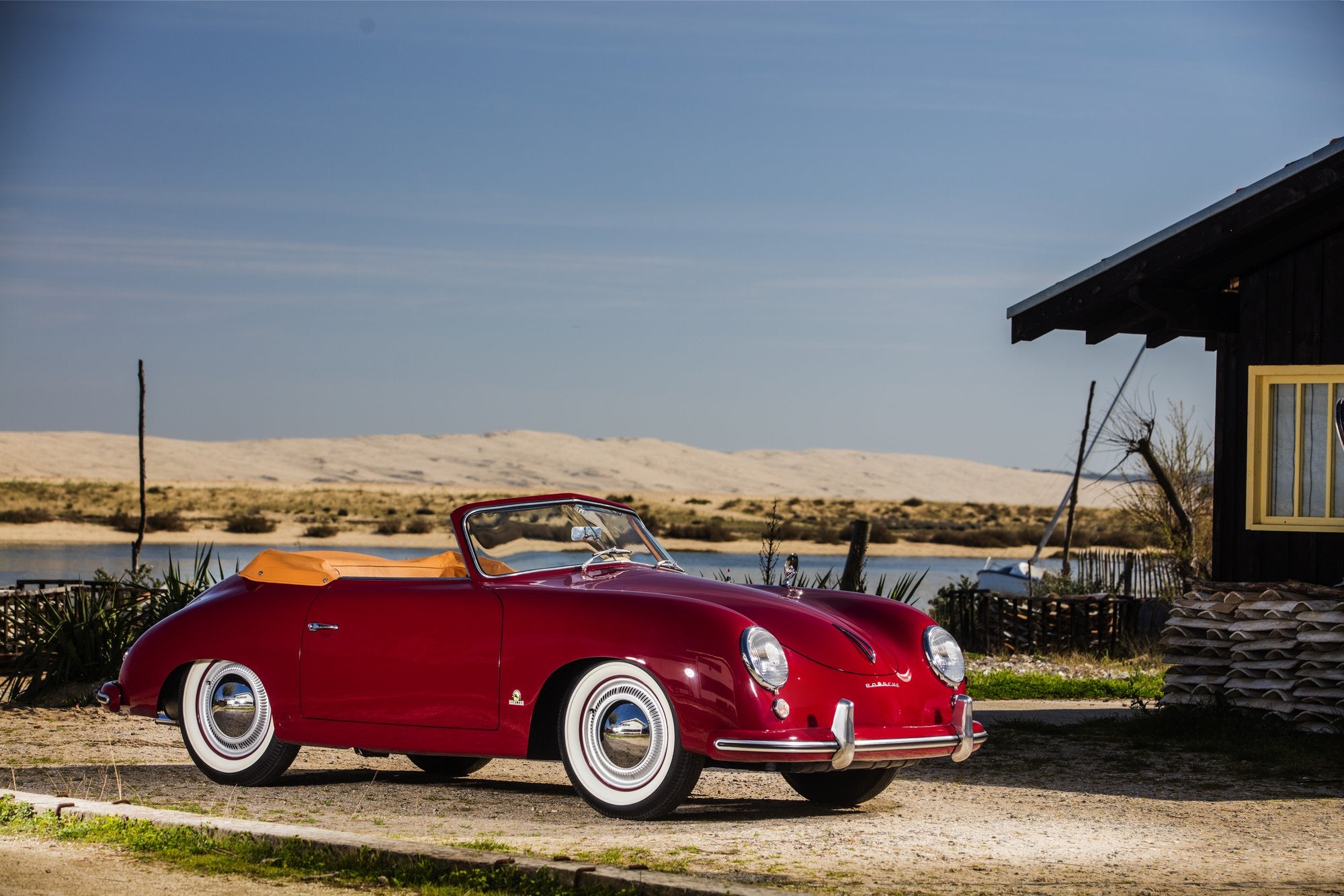 Voiture Porsche 356 Pré A Cab Rouge