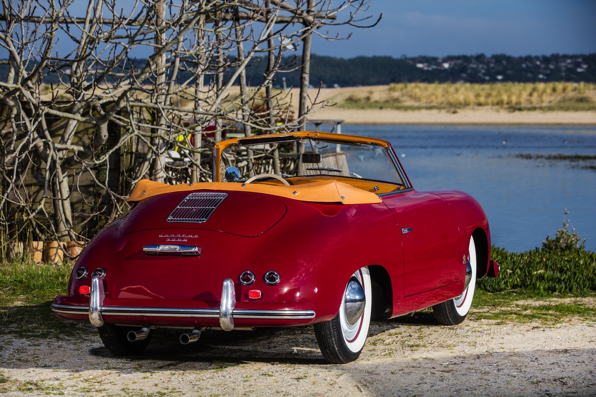 Voiture Porsche 356 Pré A Cab Rouge