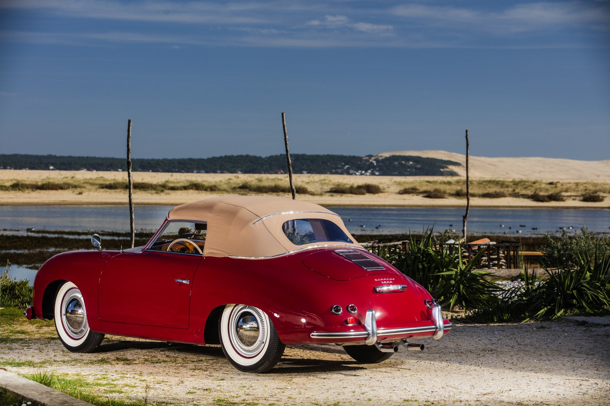 Voiture Porsche 356 Pré A Cab Rouge