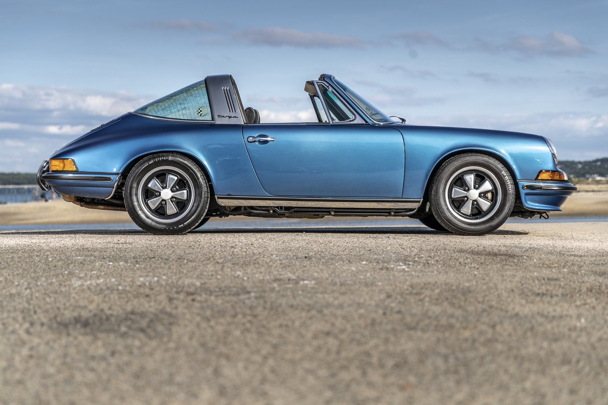 Voiture Porsche 911 2.4 S Targa Bleu Gemini