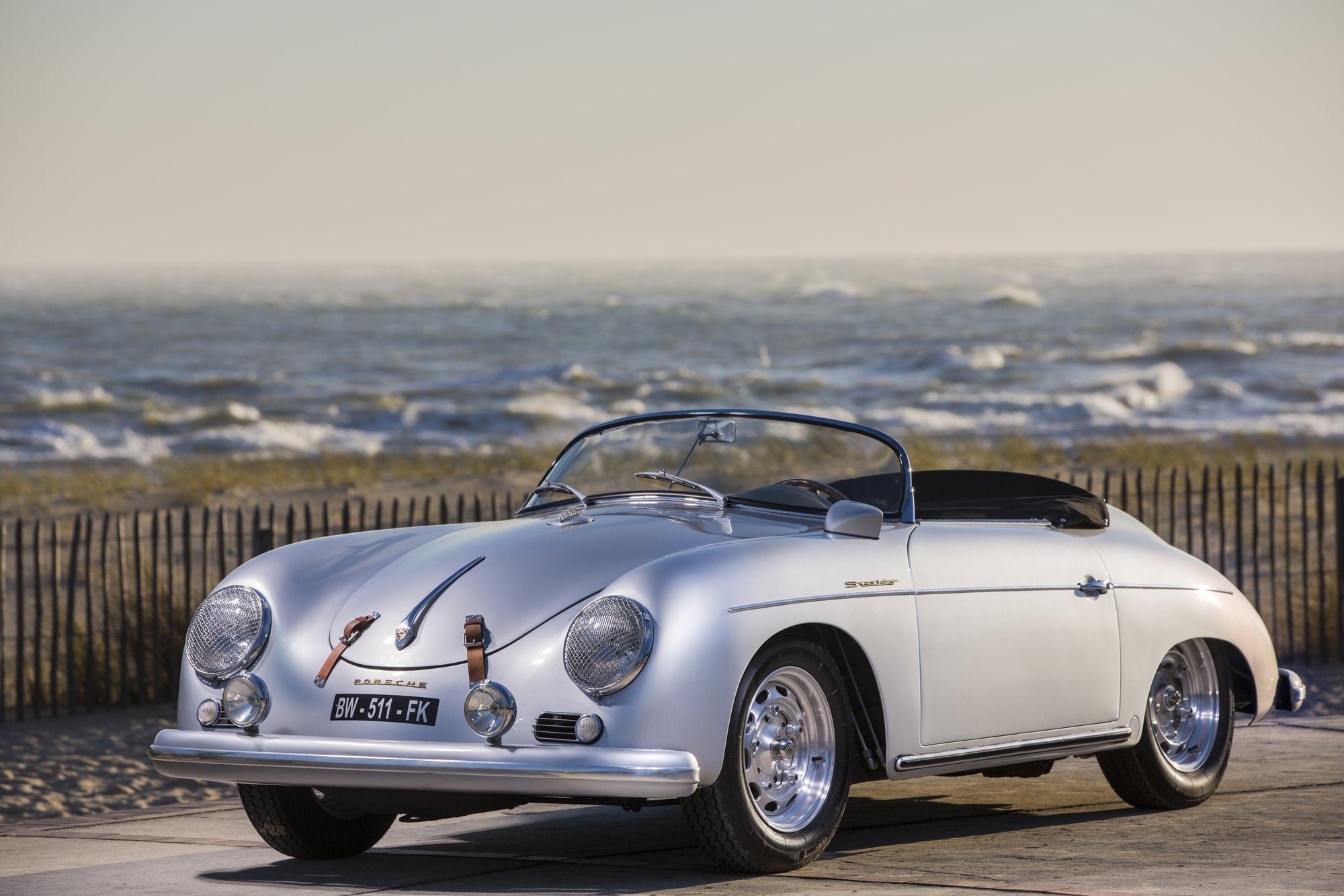 Voiture Porsche 356 Speedster GT 2 Gris Argent