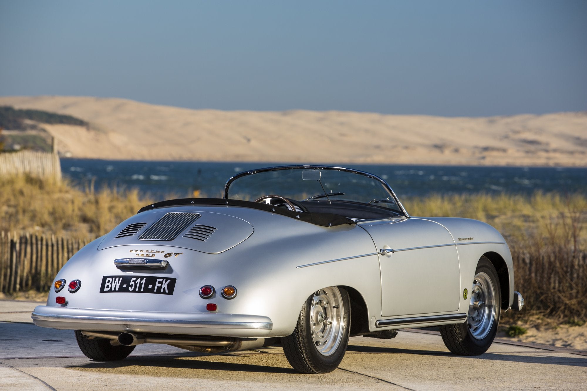 Voiture Porsche 356 Speedster GT 2 Gris Argent