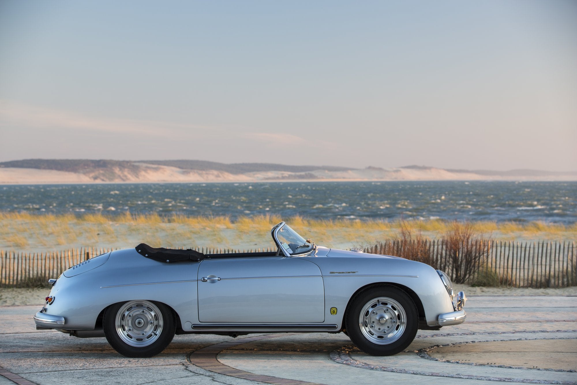 Voiture Porsche 356 Speedster GT 2 Gris Argent