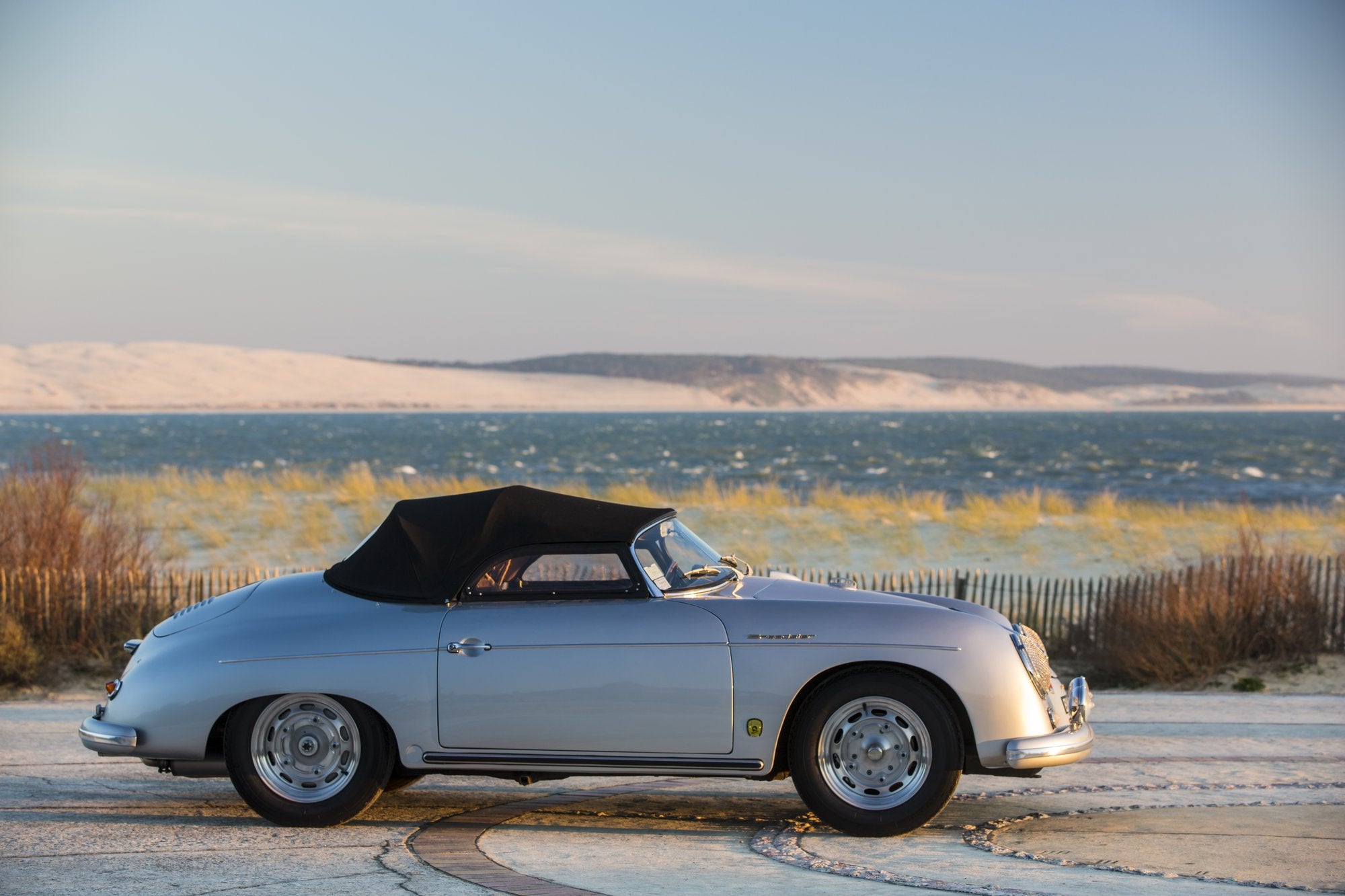Voiture Porsche 356 Speedster GT 2 Gris Argent