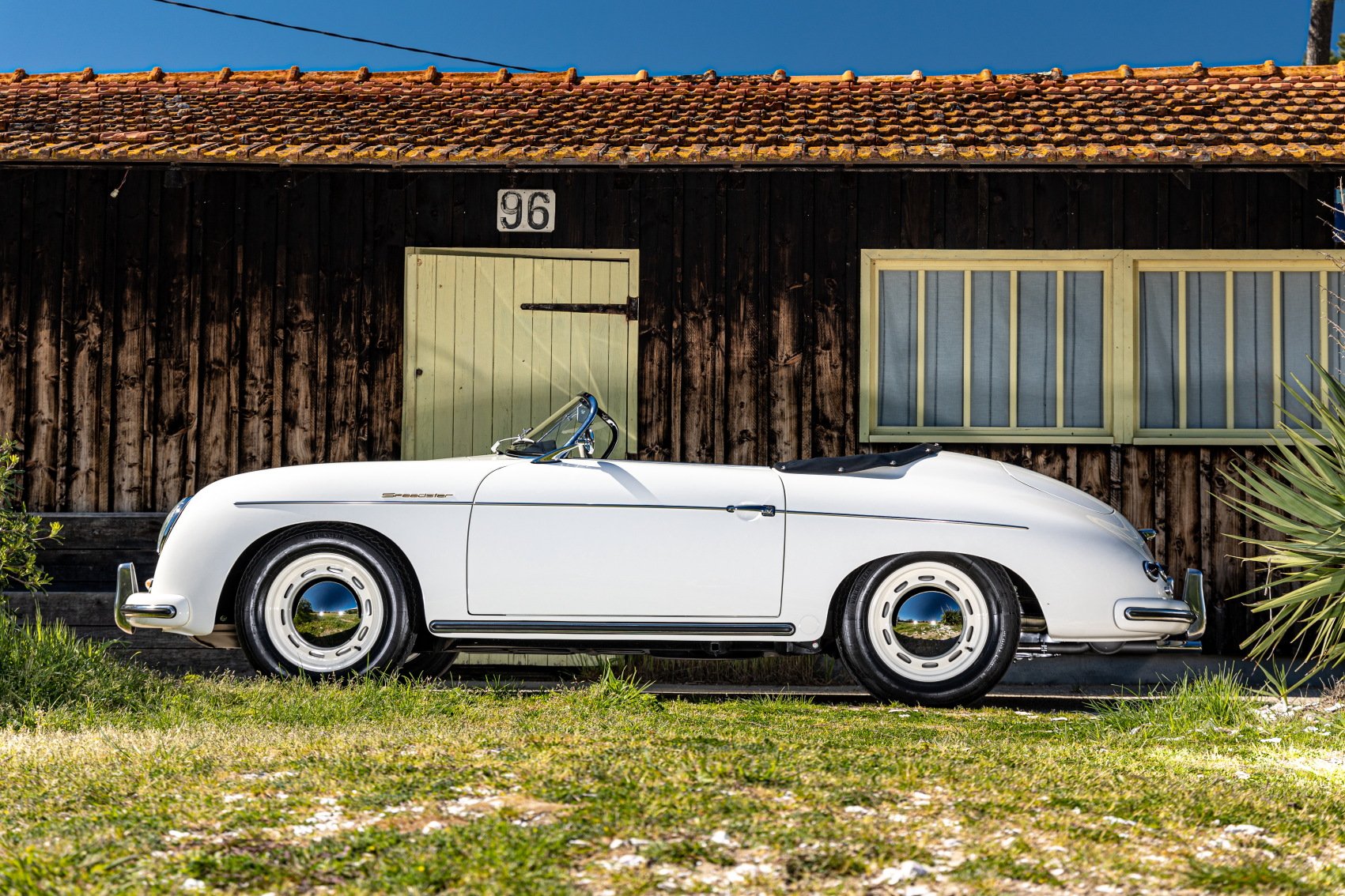 Voiture Porsche Speedster Blanc 1600 Super