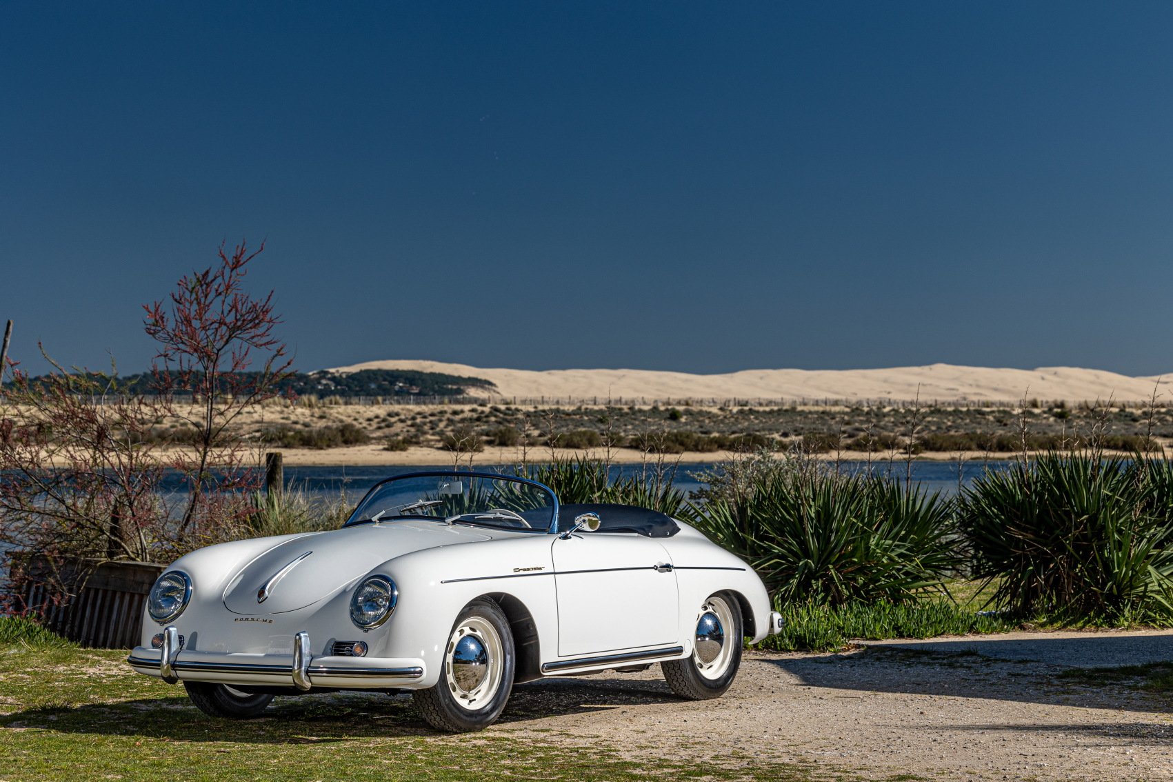 Voiture Porsche Speedster Blanc 1600 Super