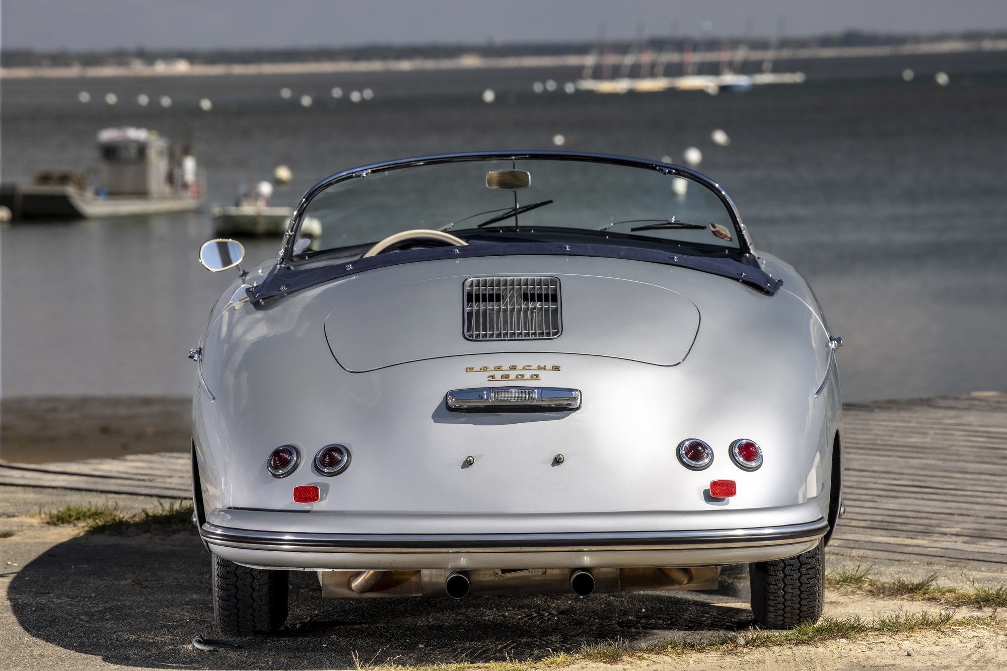 Voiture Porsche 356 Speedster Gris Argent