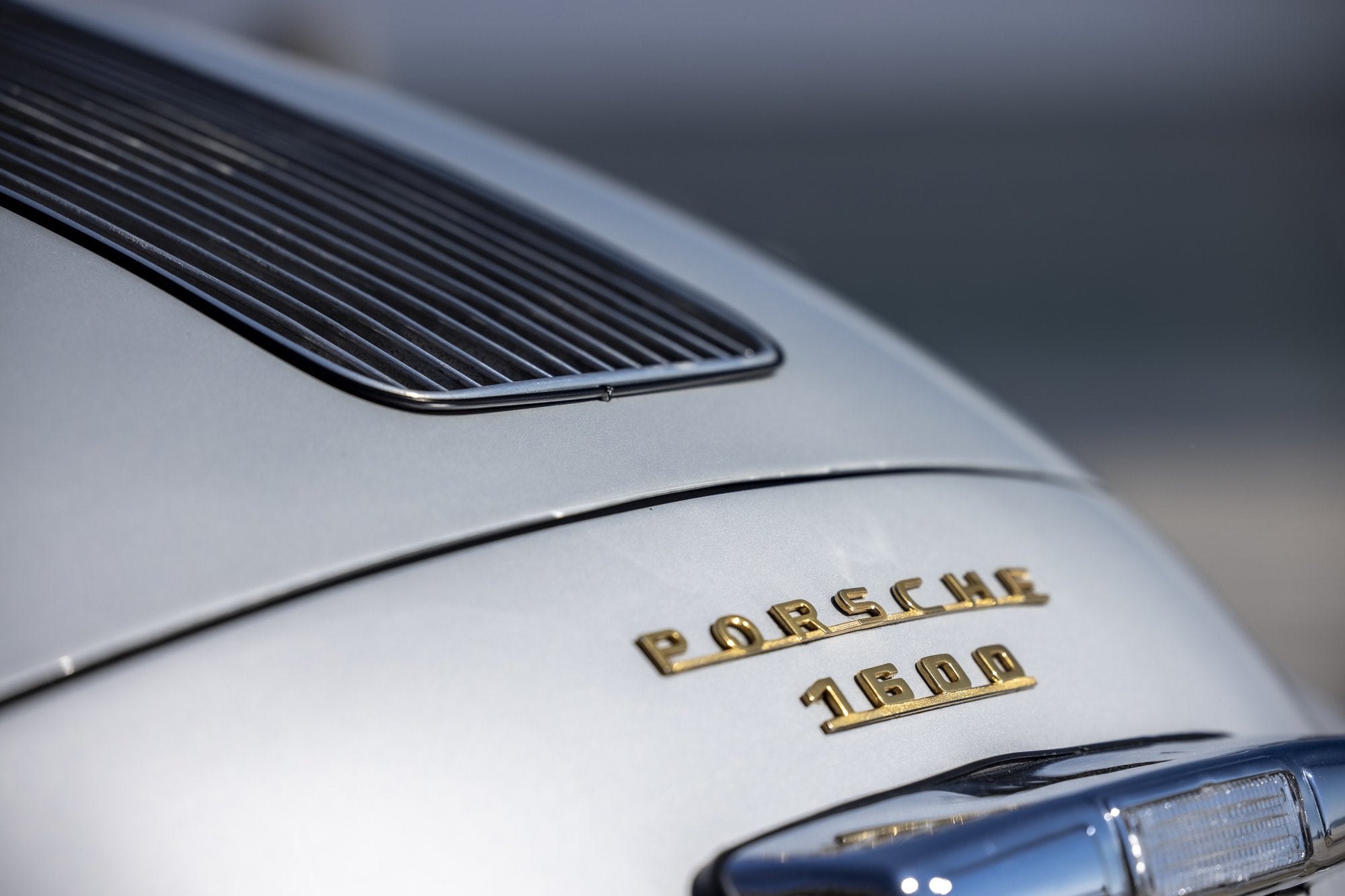 Voiture Porsche 356 Speedster Gris Argent