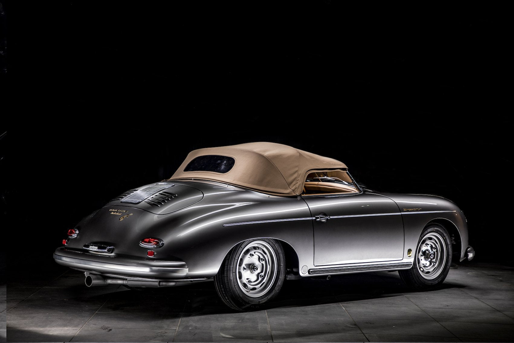 Voiture Porsche 356 Convertible D - Gris Graphite