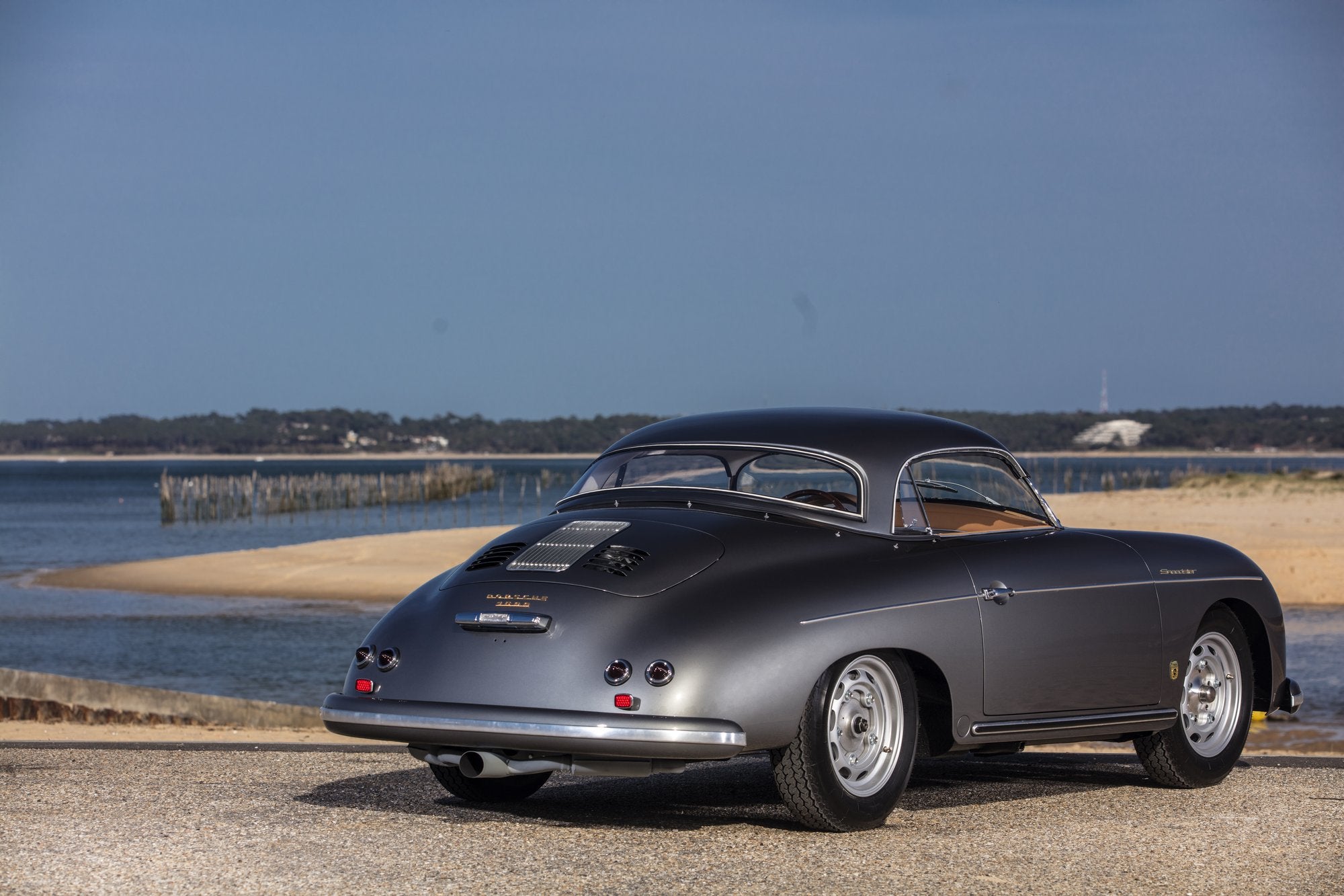 Voiture Porsche Speedster Grigio Ferro Avec Hard Top