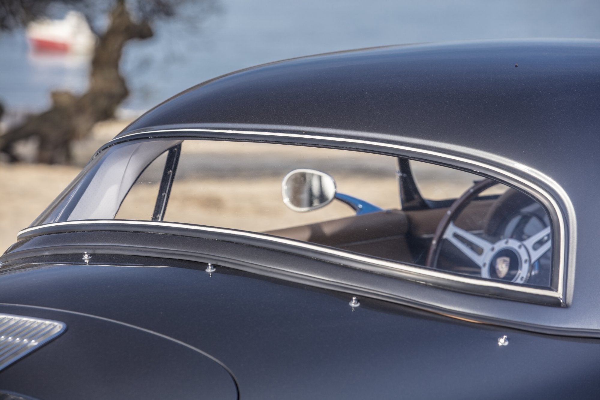 Voiture Porsche Speedster Grigio Ferro Avec Hard Top