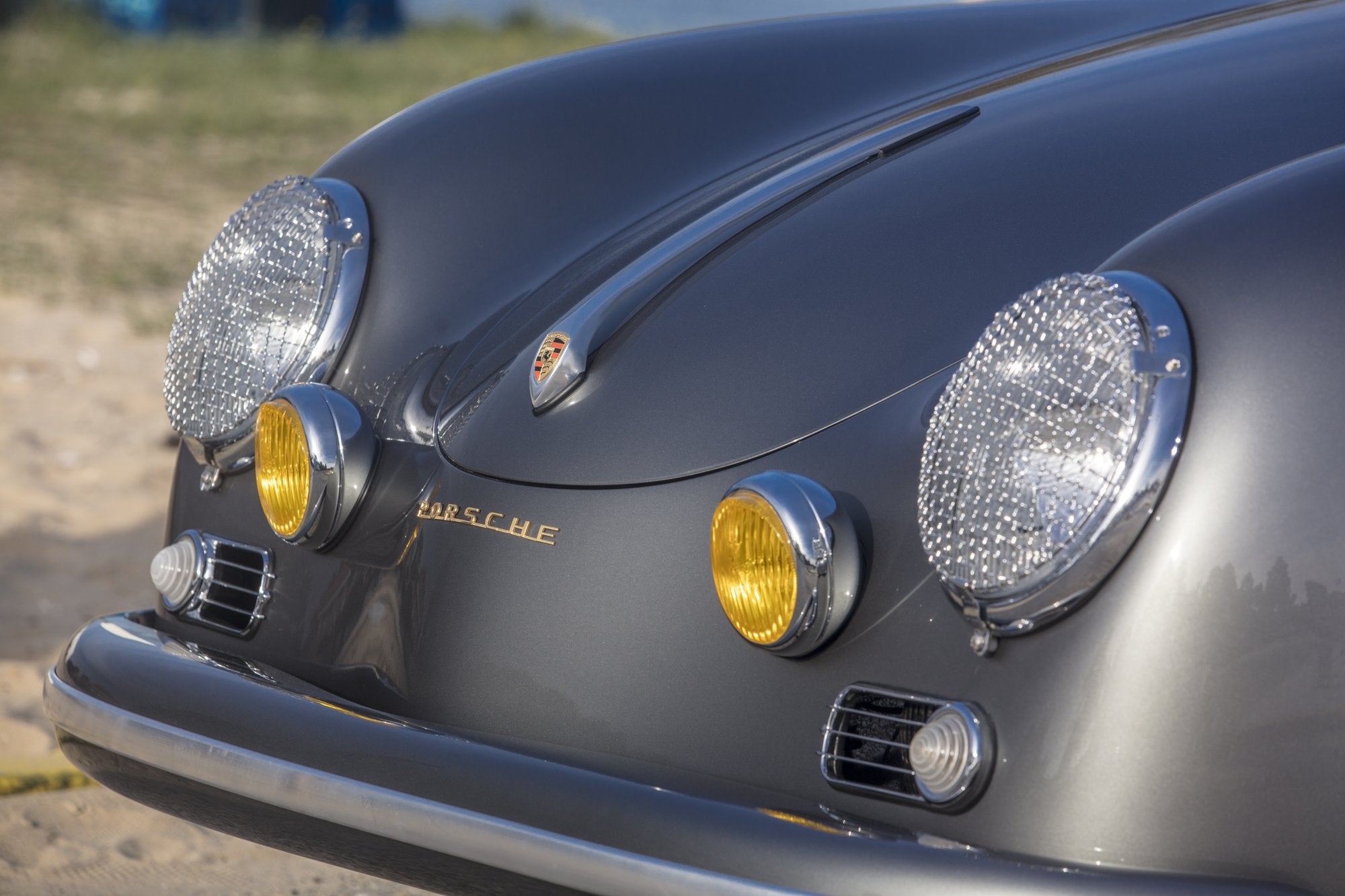Voiture Porsche Speedster Grigio Ferro Avec Hard Top