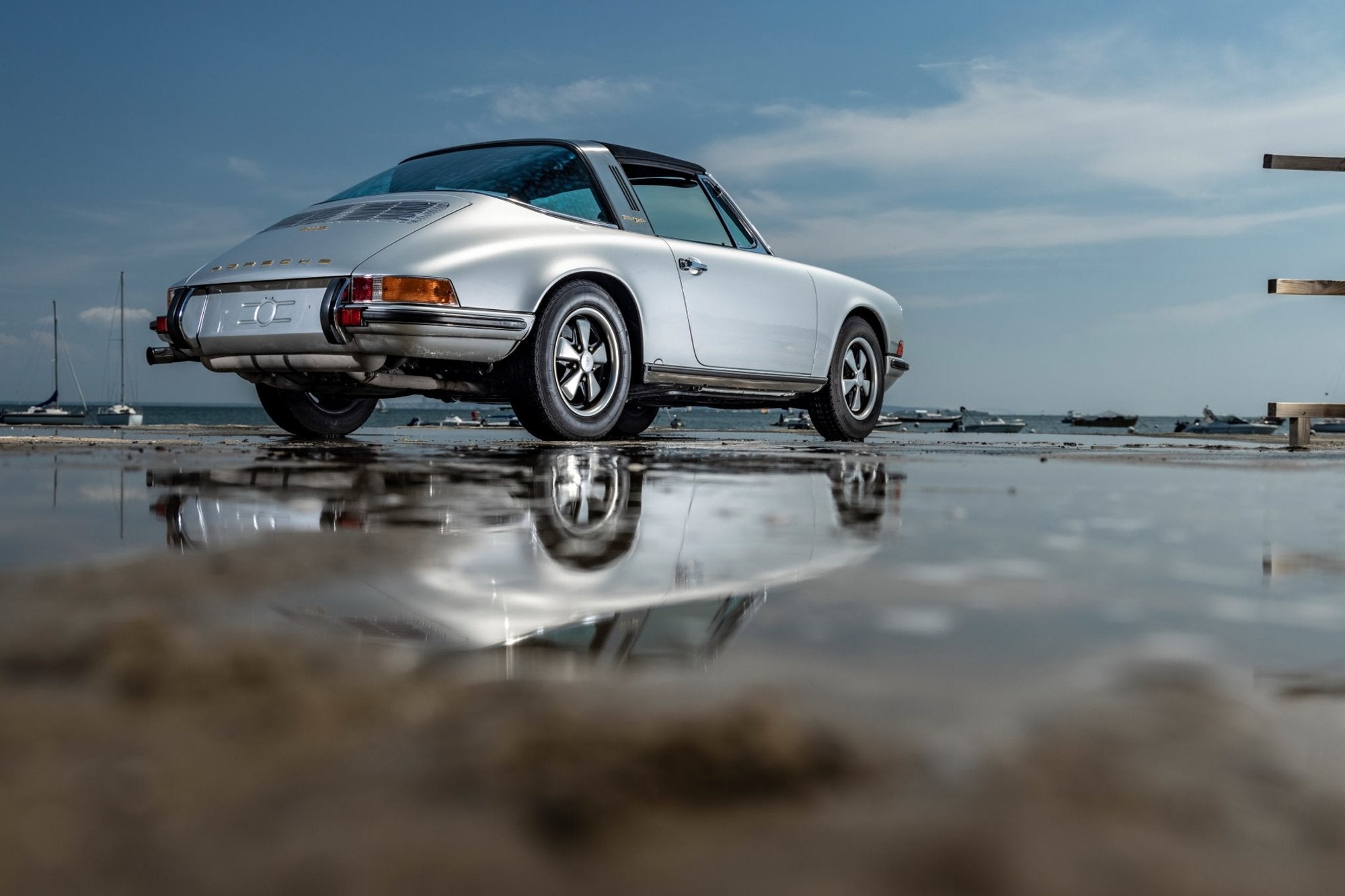 Voiture Porsche 911 Targa Grise S - Vendu Gris Argent