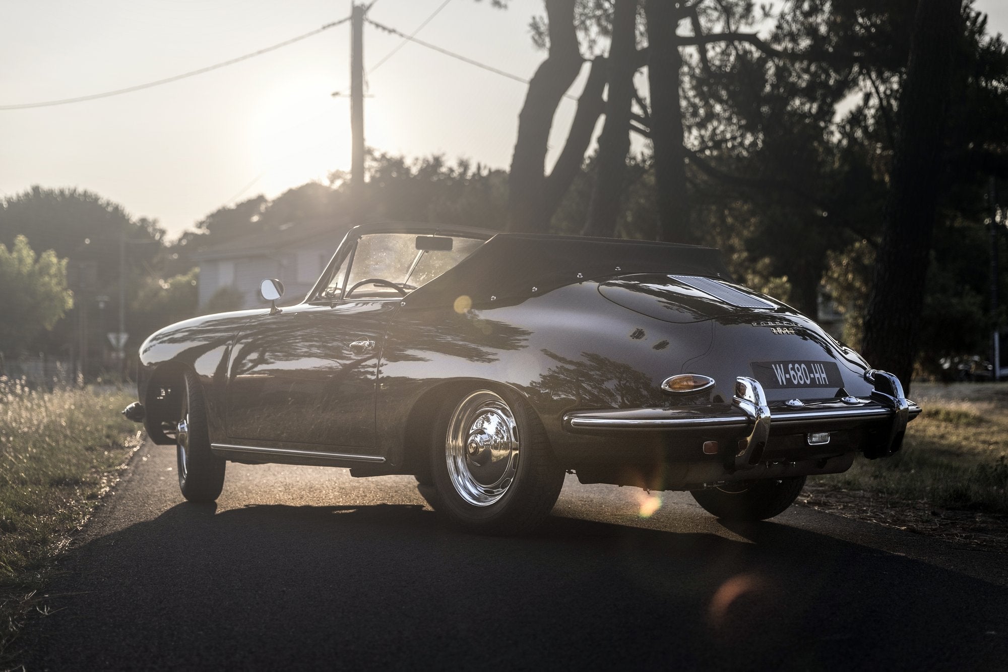 Voiture Porsche 356 SC Cabriolet 60 Slate Grey