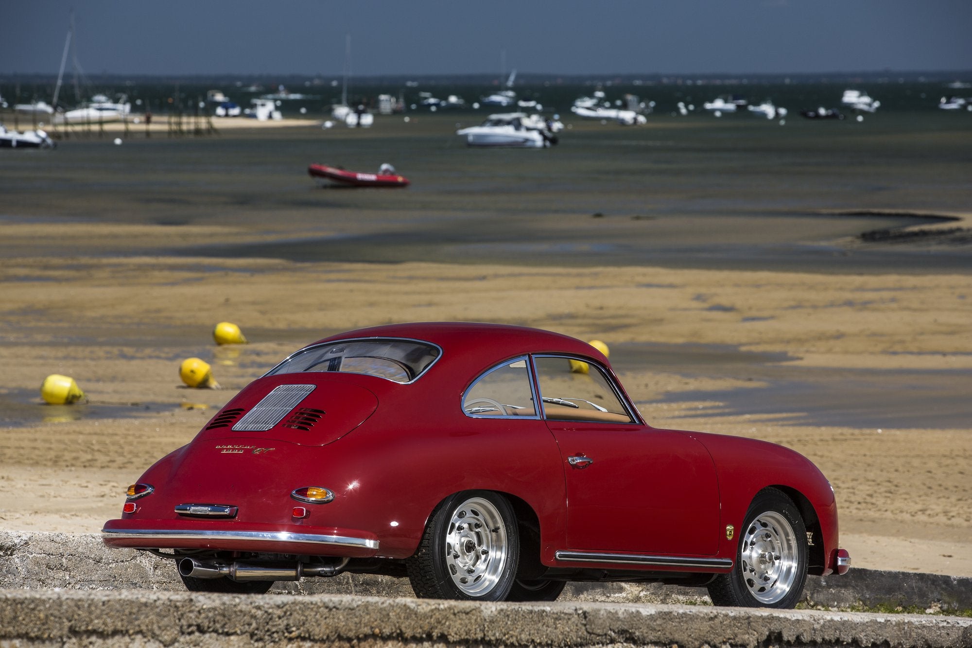 Voiture Porsche 356 At2 GT Corail Coupé Rouge