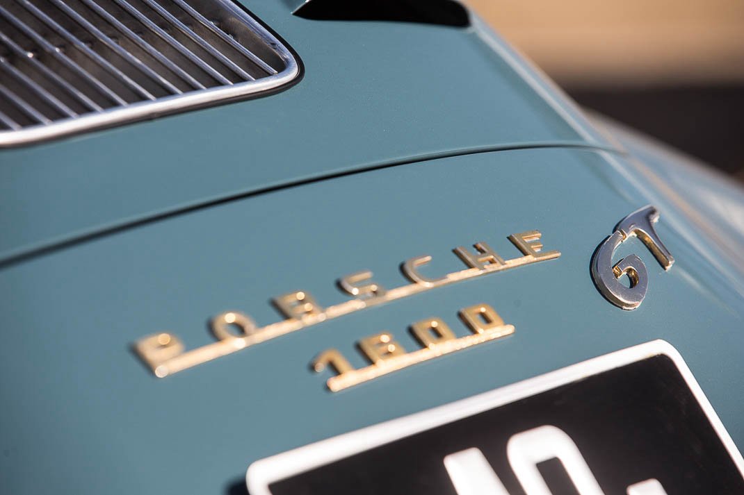 Voiture Porsche 356 BT5 GT Bleu Cuir Caramel