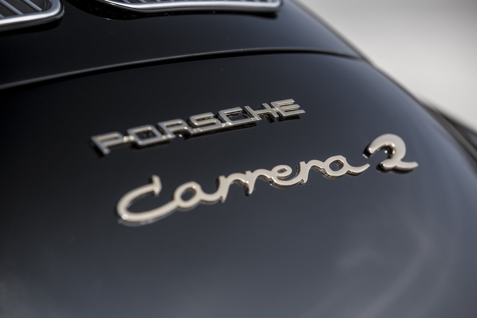 Voiture Porsche 356 Carrera 2 Cabrio Noire Noir&Blanc