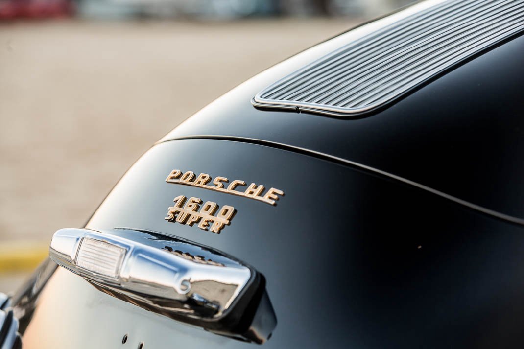 Voiture Porsche 356 At2 Speedster GT Noir Cuir Tabac