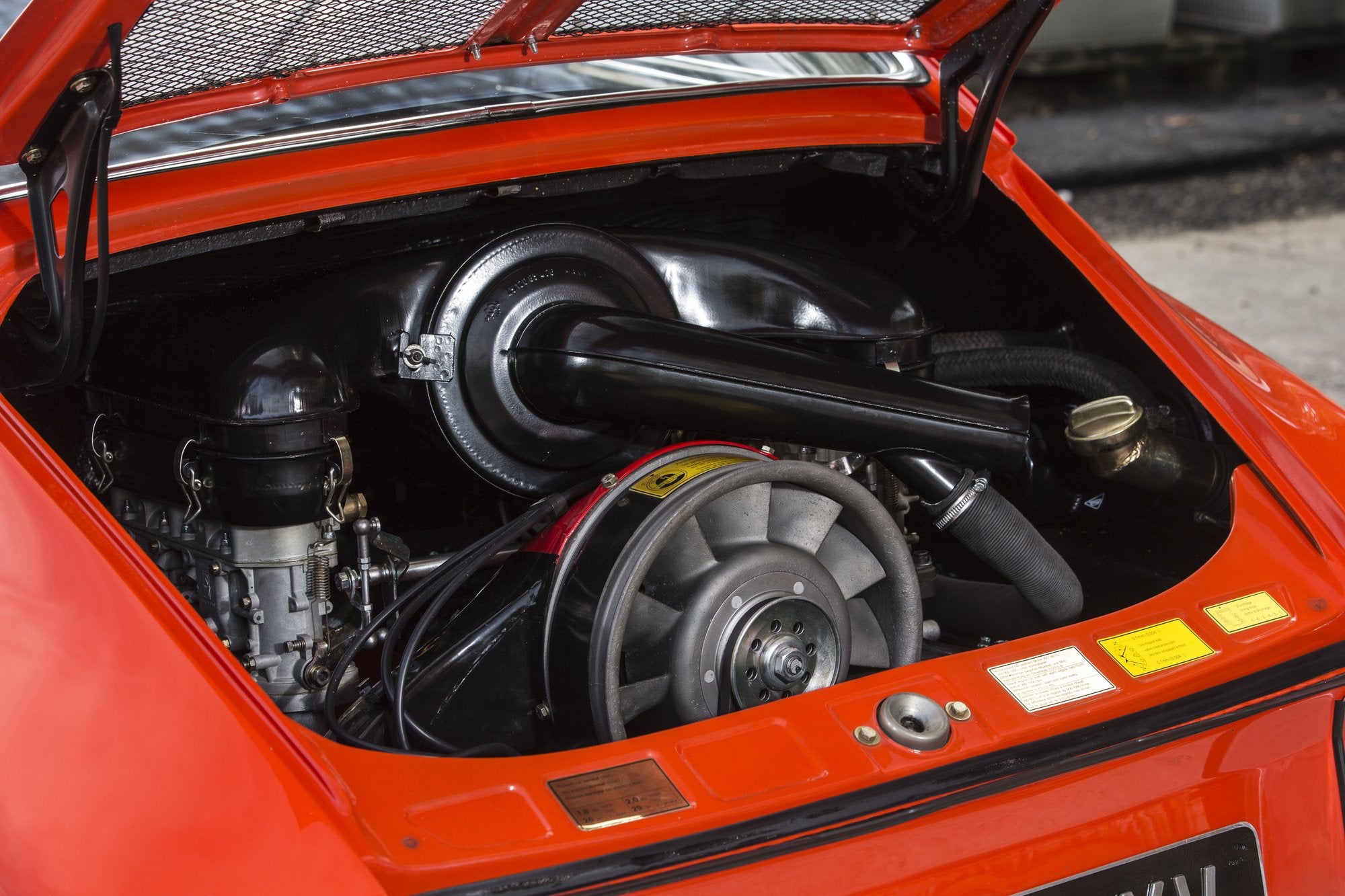 Voiture Porsche 911 2.0L S Coupé 67 Tangerine - Intérieur Noir Cabane Edouard