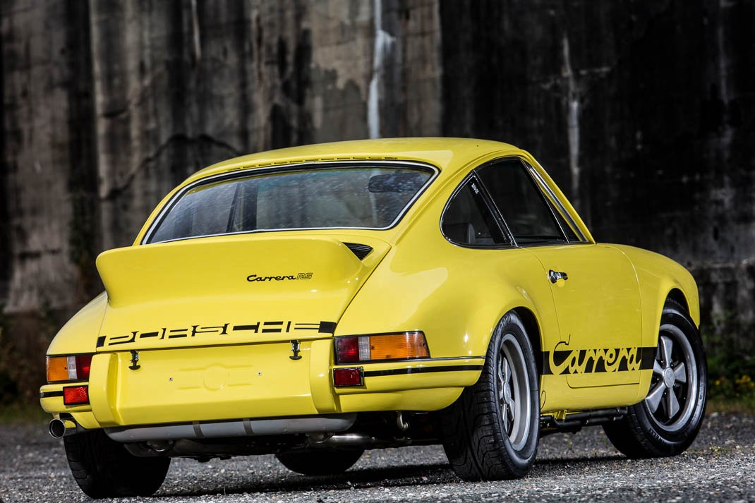 Voiture Porsche 911 2.7 RS Lightweight Jaune