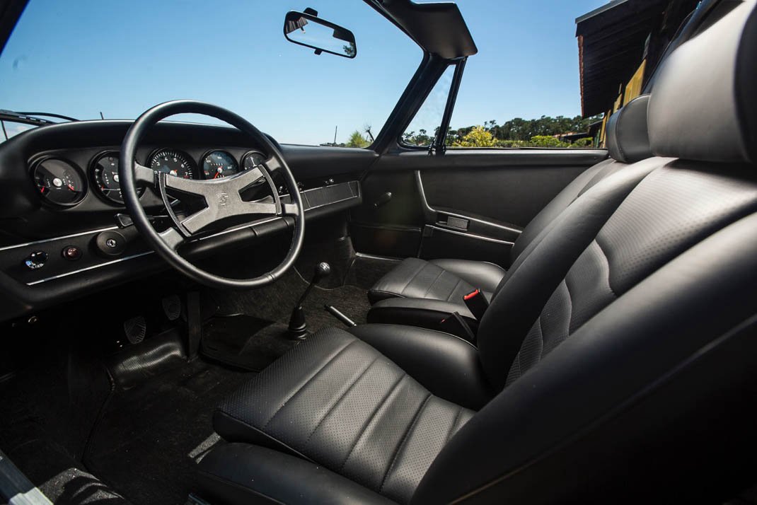 Voiture Porsche 911 2.4L S Targa Bleu Gulf