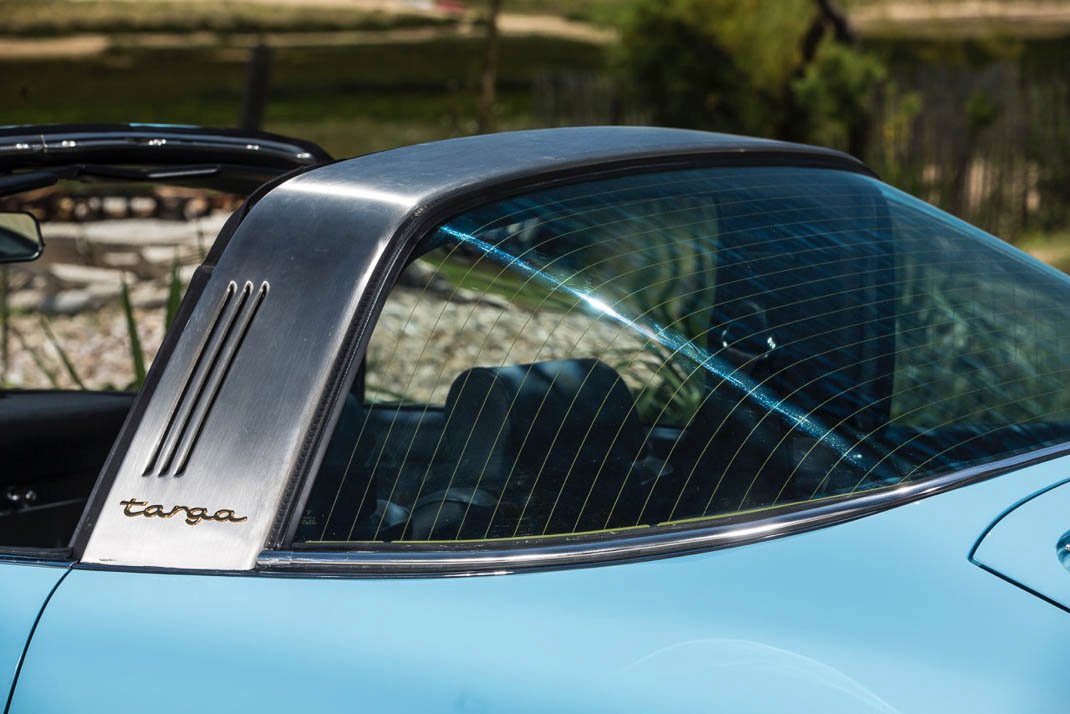 Voiture Porsche 911 2.4L S Targa Bleu Gulf