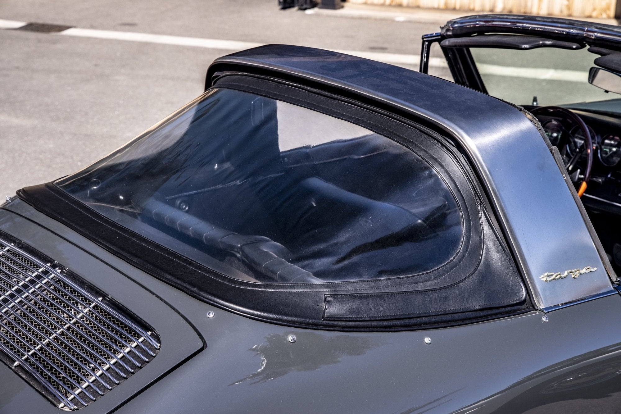 Voiture Porsche 911 Targa Slate Grey Soft Window Cuir Noir