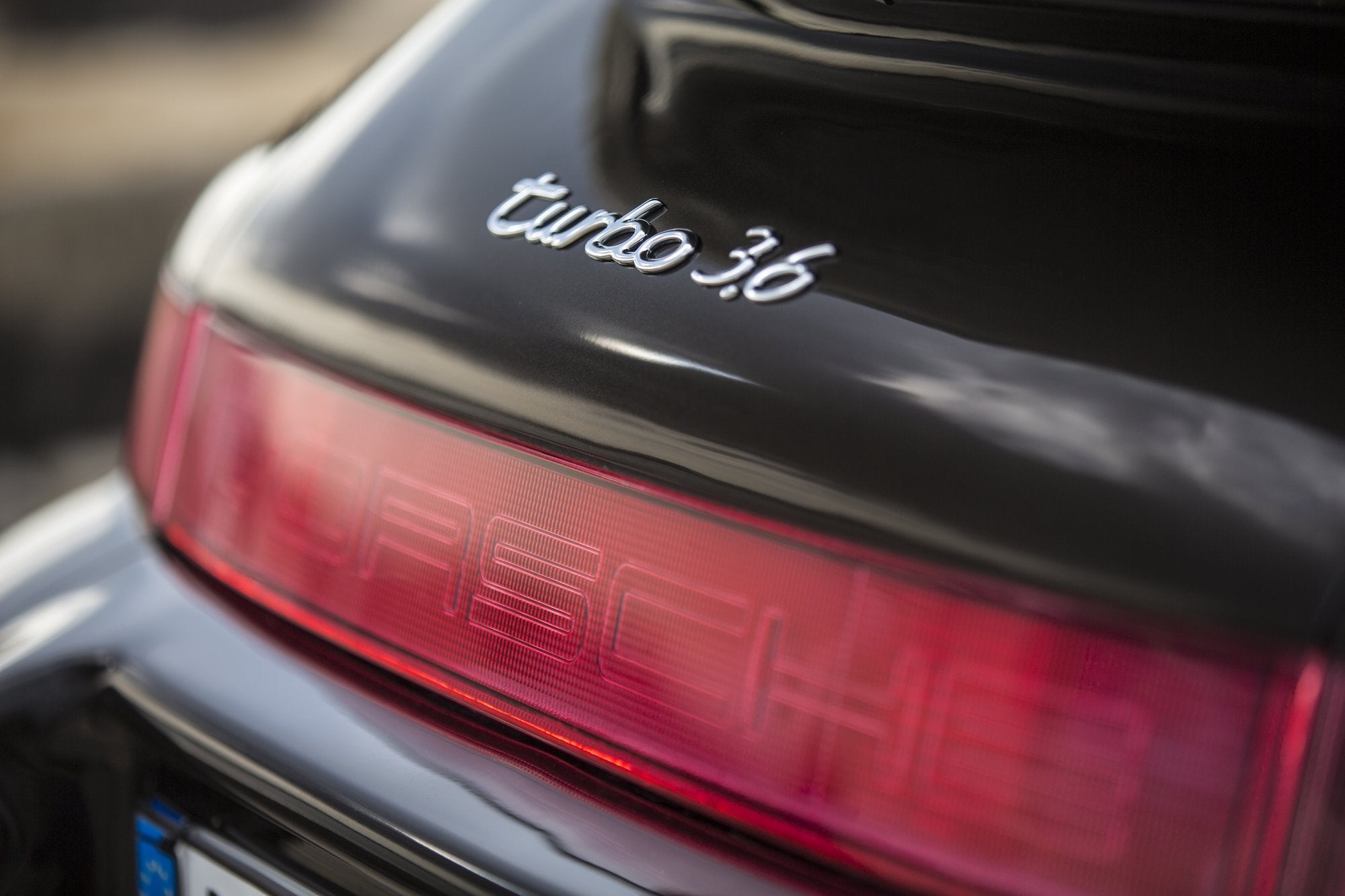 Voiture Porsche 965 Coupé Turbo Noire