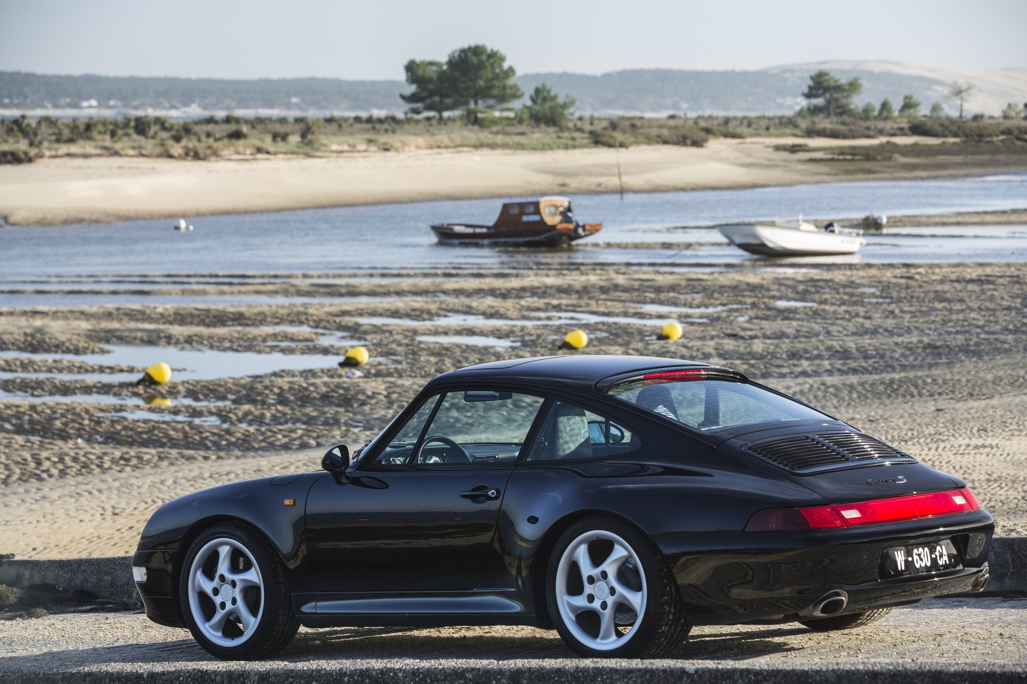 Voiture Porsche 993 2S 1997 Coupé Noir - Plage