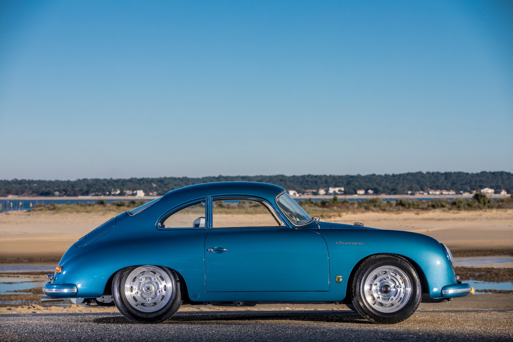 Voiture Porsche 356 A Carrera Coupé 1500 Gs Bleu