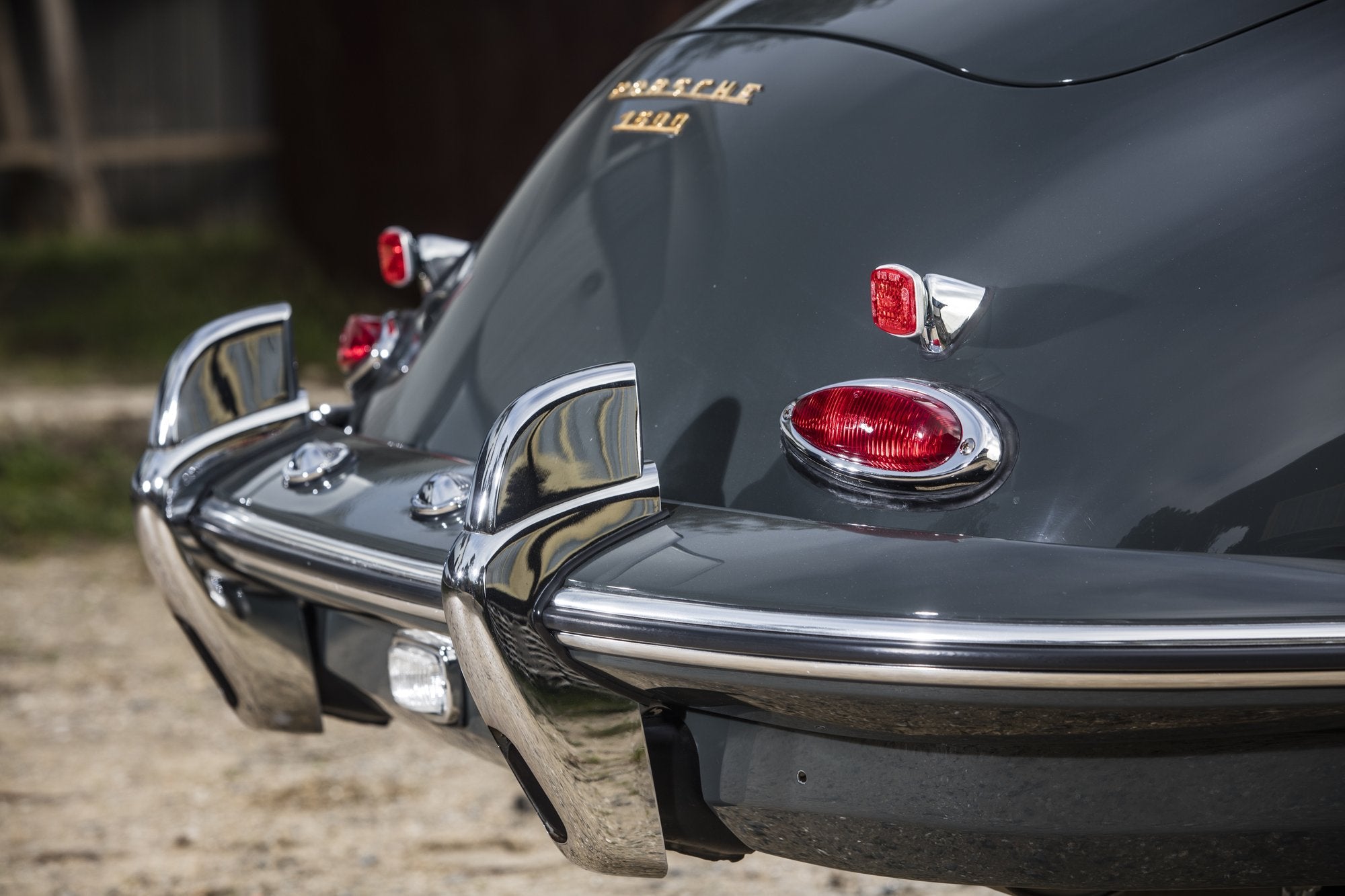 Voiture Porsche Roadster Slate Grey 1960 Cuir Gris Cabane