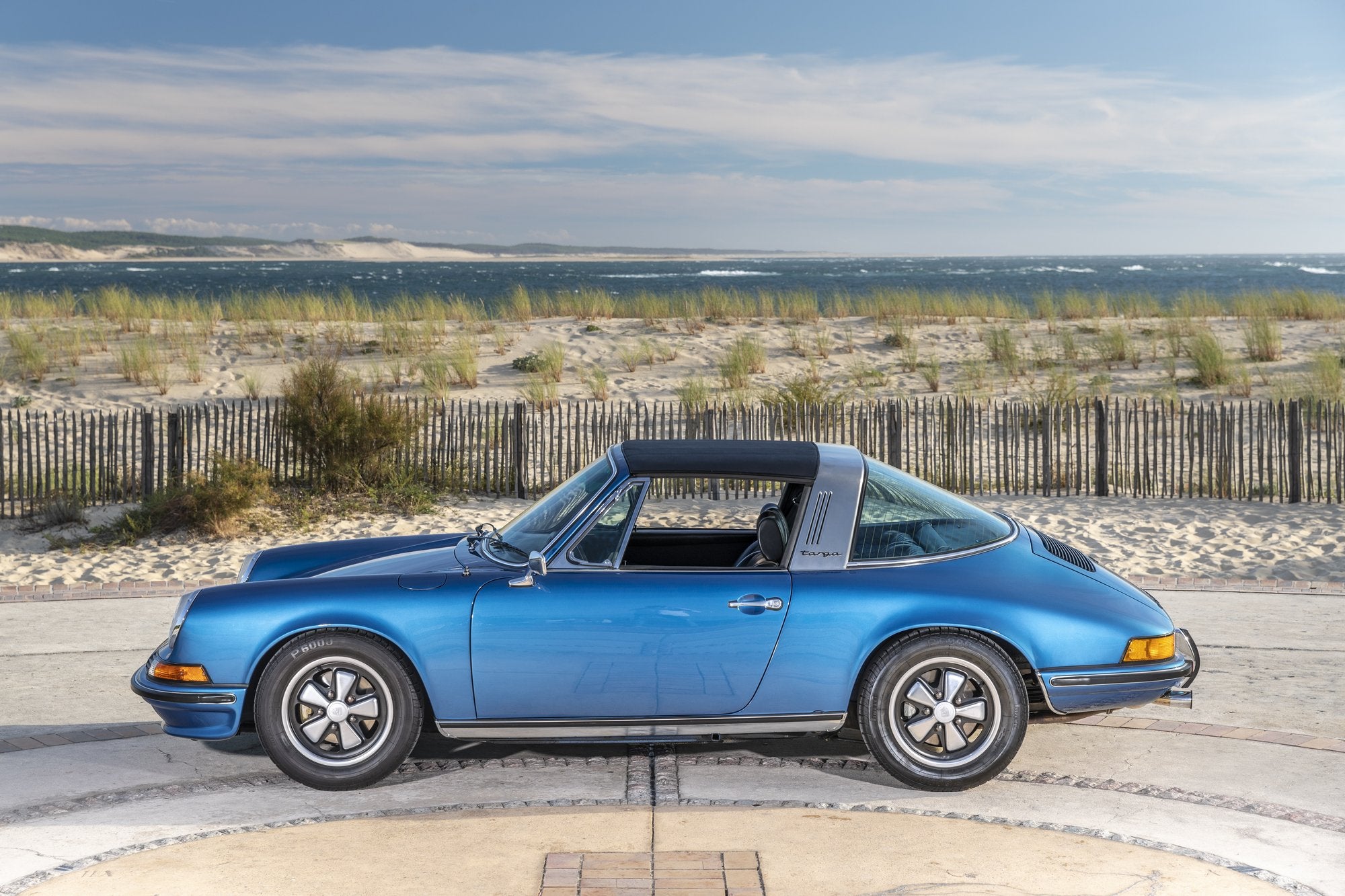 Voiture Porsche 911 2.4 S Targa Bleu Gemini