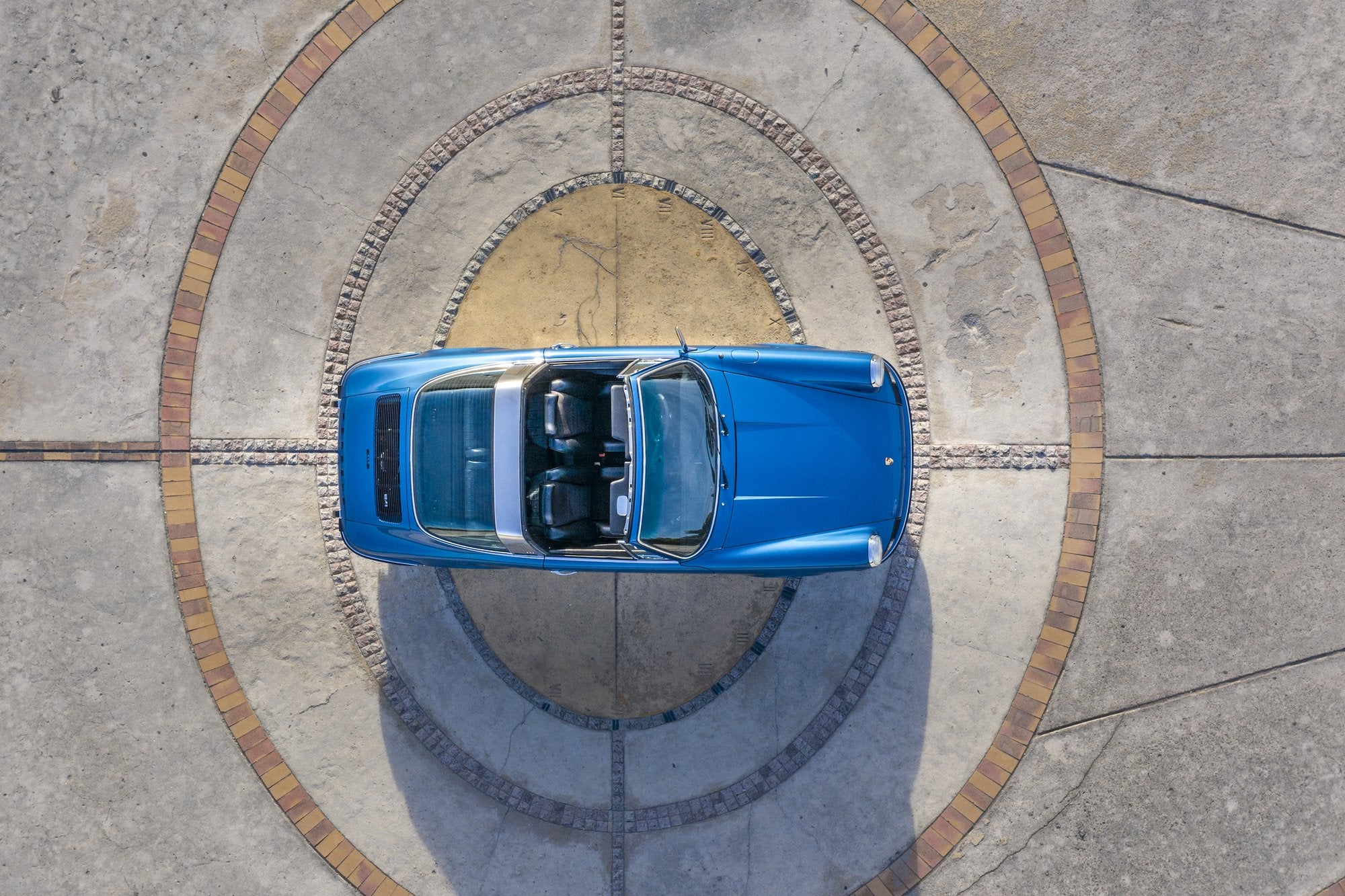 Voiture Porsche 911 2.4 S Targa Bleu Gemini