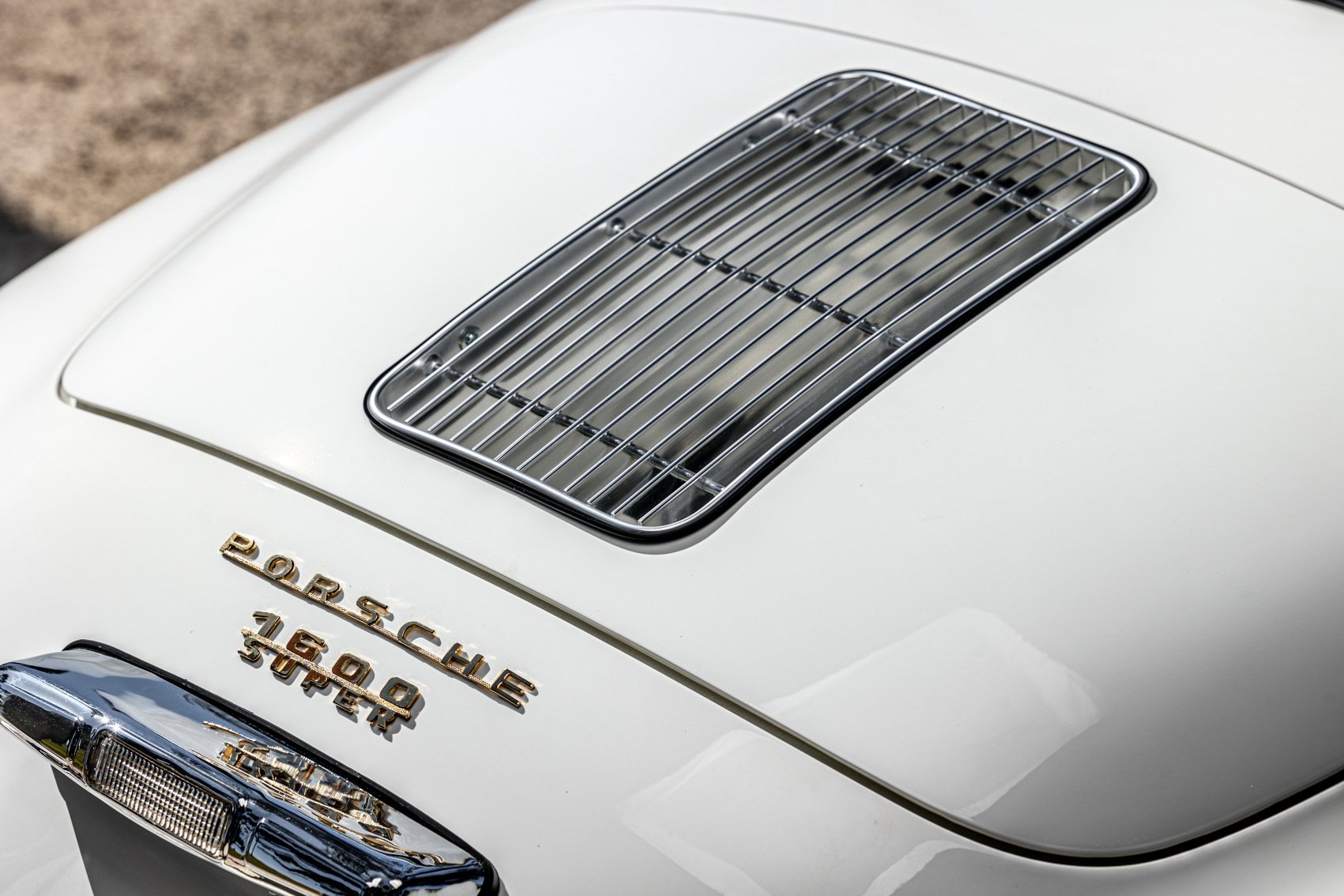 Voiture Porsche Speedster Blanc 1600 Super